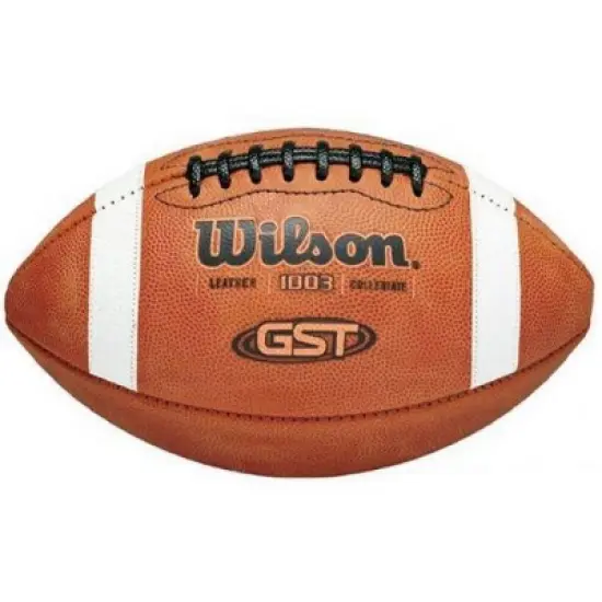Wilson GST Leather Blem Football image {1}