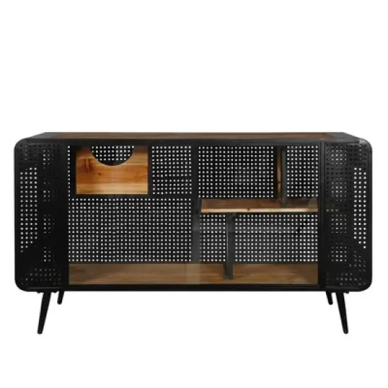 Cesicia White 55.12 "L x 22.83"W x 29.92"H Spacious Cat House with Tempered Glass, for Living Room, Hallway, Study and Other Spaces image {12}
