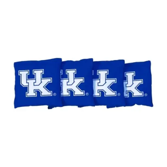 NCAA Kentucky Wildcats Corn-Filled Cornhole Bags - Royal Blue image {1}