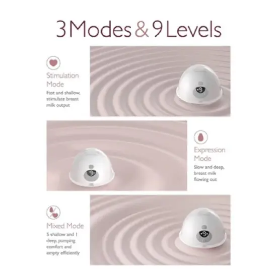 Momcozy M5 Hands-Free Wearable Electric Breast Pump Set image {6}