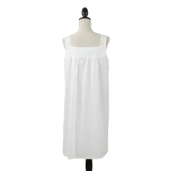 Saro Lifestyle Embroidered Womens Cotton Nightgown image {1}
