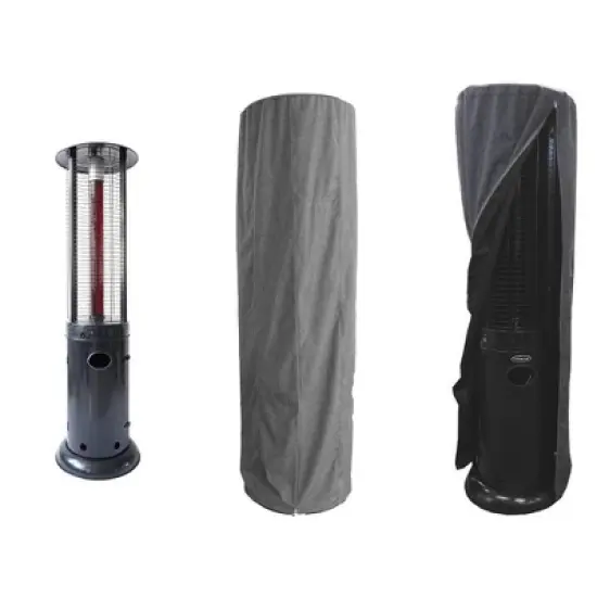 Commercial Cover for Round Glass Tube - Gray - AZ Patio Heaters image {2}