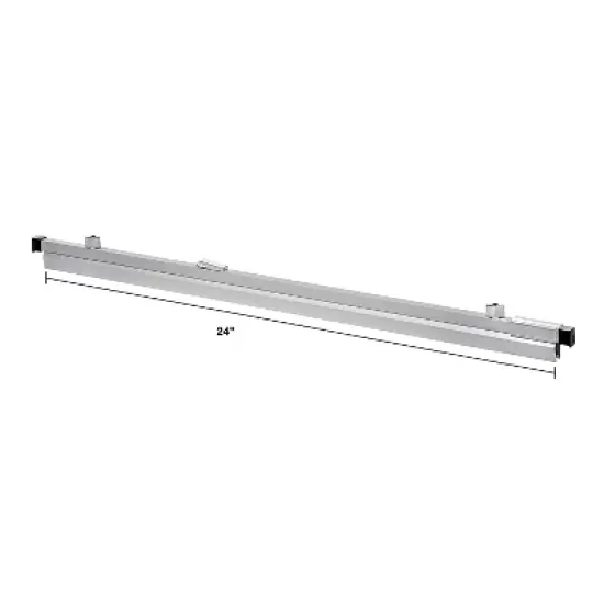 AdirOffice Hanging Blueprint Clamp Holder 26" Silver Aluminum 12/Pack (ADI6026-2) ADI6026--2 image {1}
