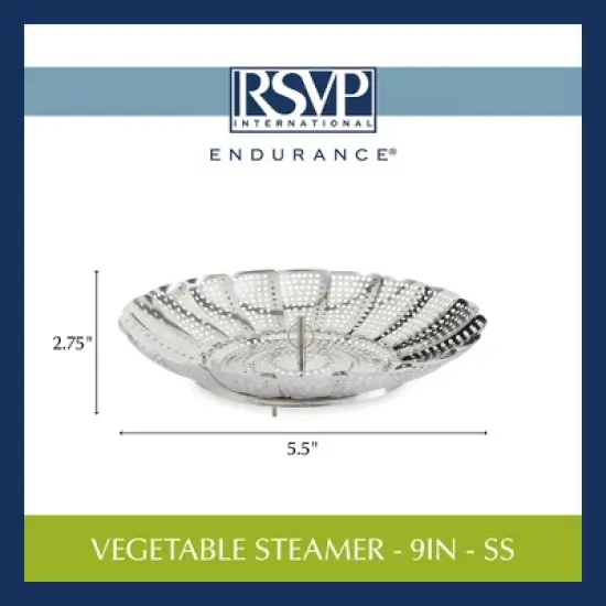Rsvp Vegetable Steamer - 9In - Ss image {10}