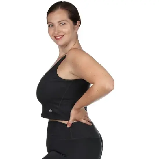 Memoi Women's Seamless Light Support Sports Bra with Removable Cups image {3}