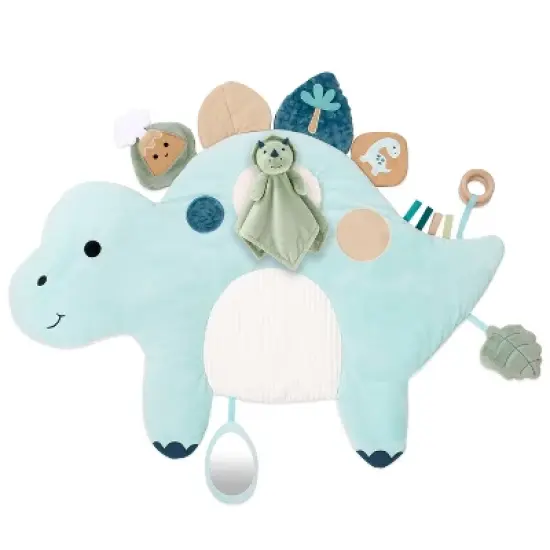 The Peanutshell Tummy Time Mat and Baby Lovey Security Blanket - Dinosaur image {7}