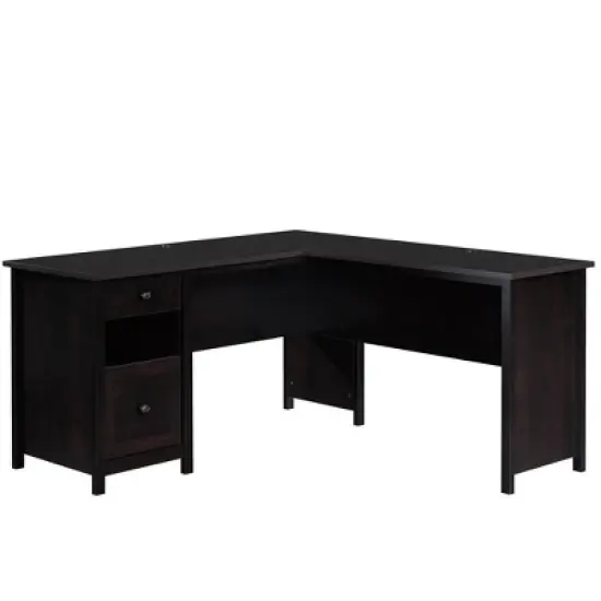 County Line L-Shaped Desk with File Drawer - Sauder image {4}