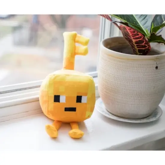 JINX Inc. Minecraft Dungeons Happy Explorer Series Gold Key Golem Plush Toy | 7 Inches image {3}