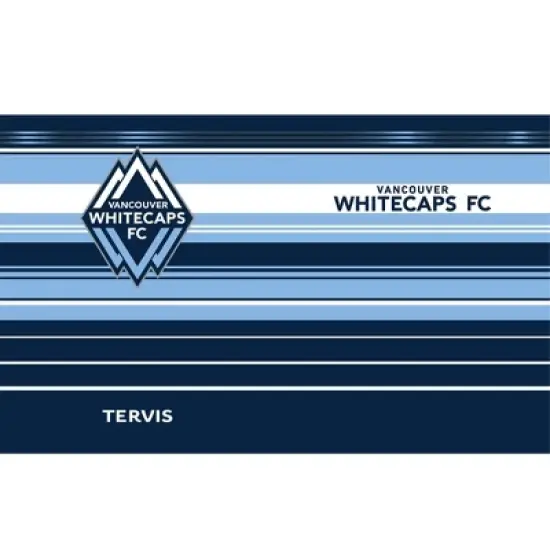 MLS Vancouver Whitecaps FC 20oz Hype Stripe Stainless Steel Tumbler image {1}