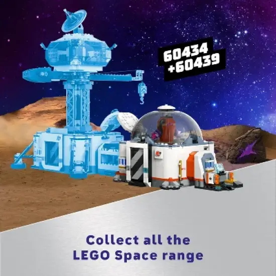LEGO City Space Science Lab Toy Building Set 60439: Educational STEM Kit for Kids, Laboratory Playset, 560 Pieces image {6}