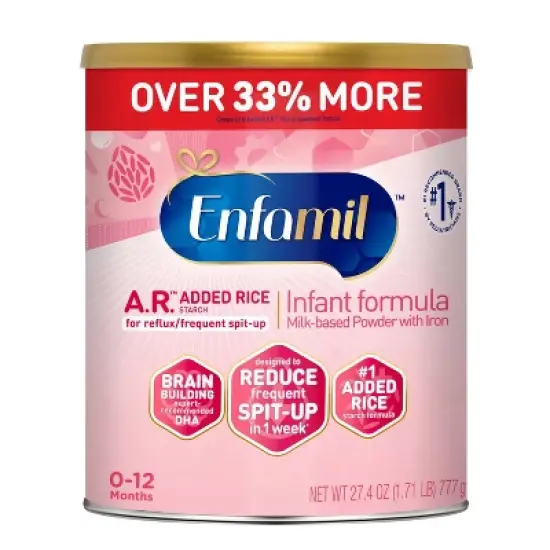 Enfamil A.R. Powder Infant Formula - 27.4oz image {10}
