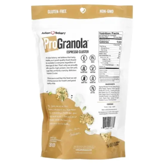 Julian Bakery ProGranola, Espresso Cluster, 9 oz (255 g) image {1}