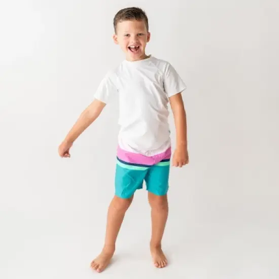 RuggedButts Toddler Boys Safari Swim Trunks image {2}