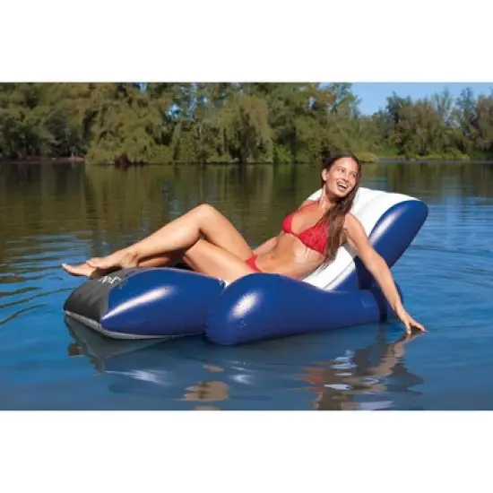 Intex Floating Recliner Inflatable Lounge 71" X 53" image {2}