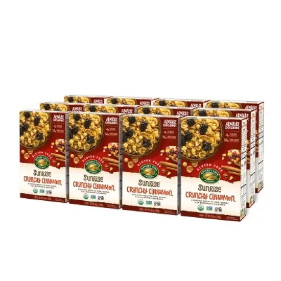 Nature's Path Organic Crunchy Sunrise Cinnamon Cereal 12pk/127.2oz image {7}