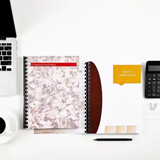 Staples Plastic Comb Binding Spines 5/8" Diameter 120 Sh. 25/PK Black 17465 image {2}