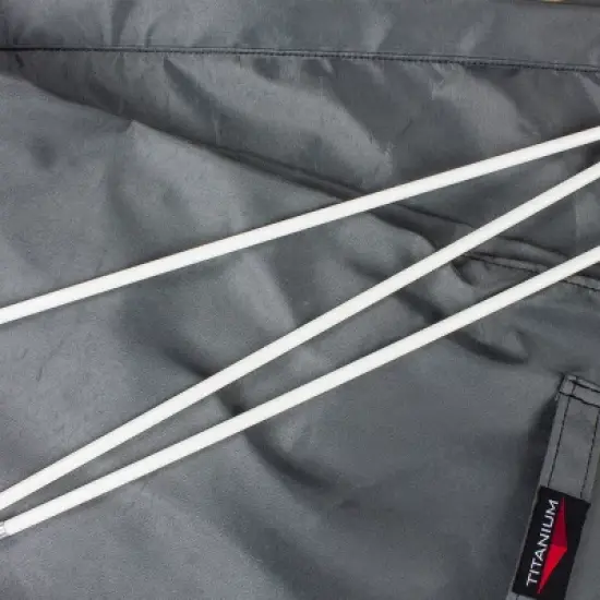 Summerset Shield Titanium 3-Layer Polyester Weather Resistant Umbrella Cover - Dark Grey image {3}