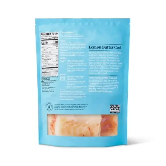 Alaska Cod Skinless Boneless Fillets - Frozen - 16oz - Good & Gather&trade; image {1}