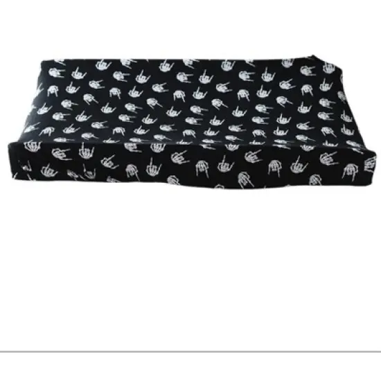 Changing Pad Cover | Rock N' Skull | Charlie Lou Baby image {1}