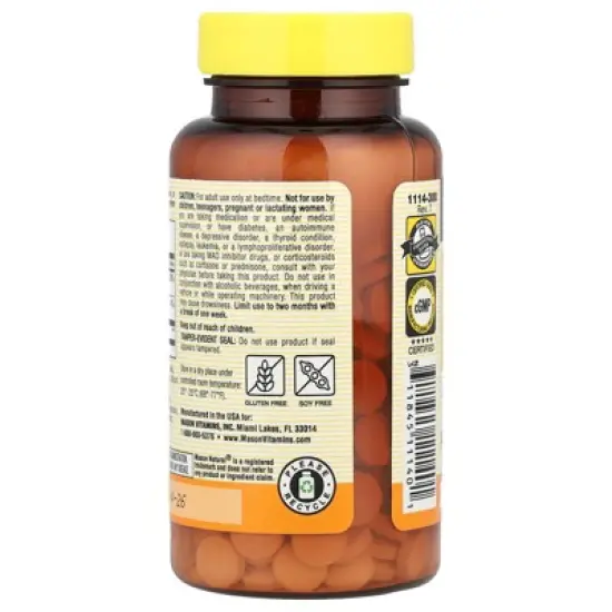 Mason Natural Melatonin, 300 Tablets image {2}