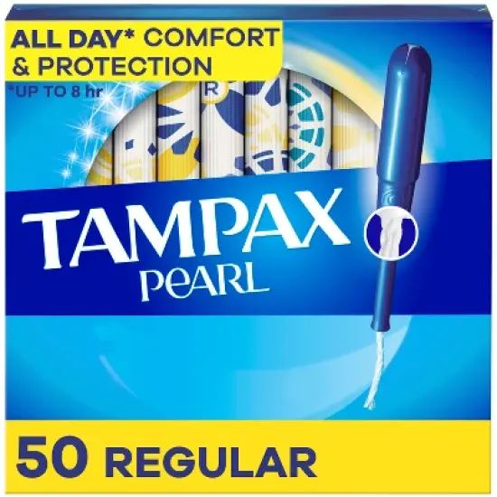 Tampax Pearl Tampons Regular Absorbency with LeakGuard Braid - Unscented image {15}