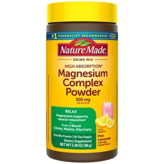 Nature Made Magnesium Complex Dietary Supplements Powder - 3.38oz/30ct image {7}