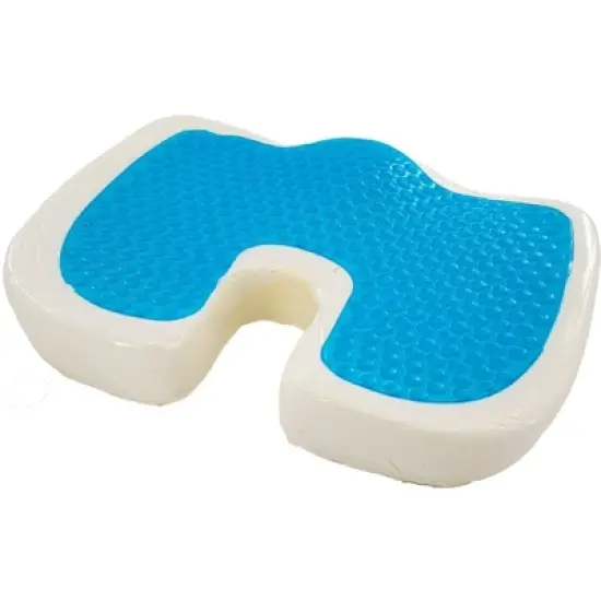 5 Star Super Deals Memory Foam Cooling Gel Seat Cushion Gel Enhanced Orthopedic Contour Coccyx Cushion Non Slip Cradle & Support Your Body & Tailbone image {7}