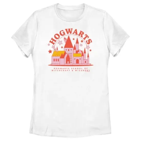 Women's Harry Potter Cute Starry Hogwarts T-Shirt image {3}