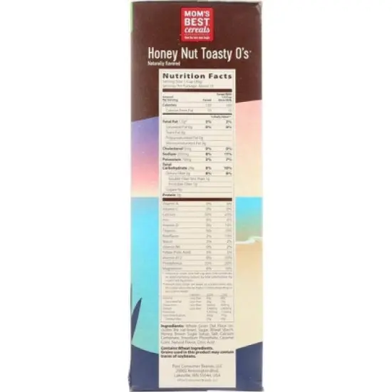 Mom's Best Honey Nut Toasty O's Cereal - Case of 10/20 oz image {4}