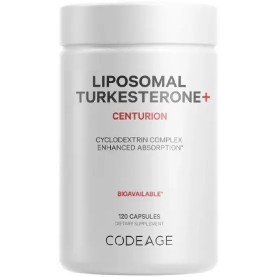 Codeage Liposomal Turkesterone Capsules Supplement, Ajuga Turkestanica Extract -120ct image {16}