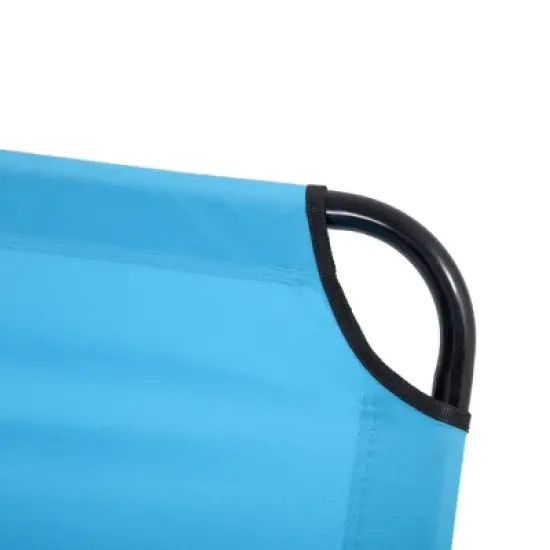 TIRAMISUBEST 5-Position Adjustable Folding Chaise Lounge Chair - Sky Blue Outdoor Recliner with Steel Frame for Pool, Beach & Patio image {9}