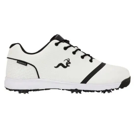 Woodworm Tour V3 Mens Waterproof Golf Shoes White/Black image {1}