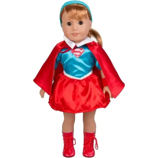 Dress Along Dolly Superwoman Outfit for American Girl Doll image {2}