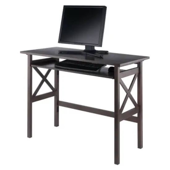 Xander Foldable Desk Oyster Gray - Winsome image {12}