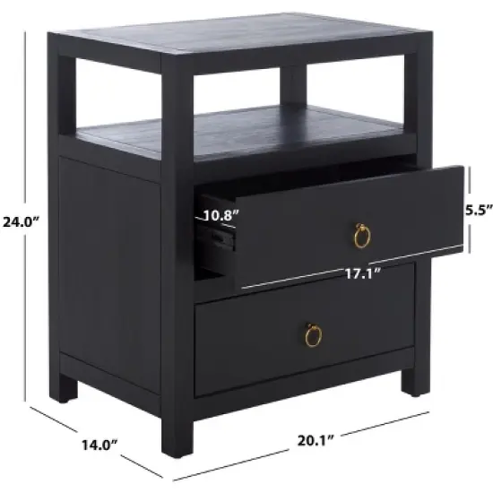 Amisa Nightstand - NST2402 - Safavieh image {10}