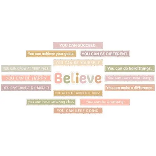 Teacher Created Resources&reg; Terrazzo Tones Believe You Can Mini Bulletin Board Set, 15 Pieces image {4}