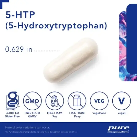 Pure Encapsulations 5-HTP 50 mg - 5-Hydroxytryptophan Supplement for Brain, Eating Behavior, and Serotonin Support* image {2}