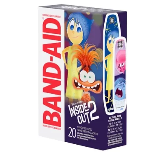 Band-Aid Brand Adhesive Bandages for Kids' - Pixar's Inside Out - Assorted Sizes - 20ct image {7}