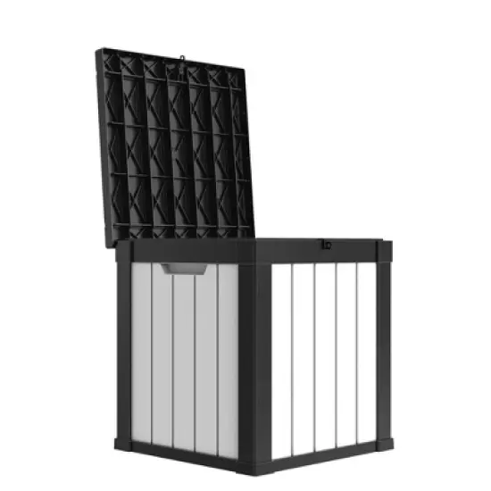 MAYEERTY 50 Gallon Large Capacity Outdoor Deck Box for Patio Furniture Cushions, Pillow with Wheels image {8}