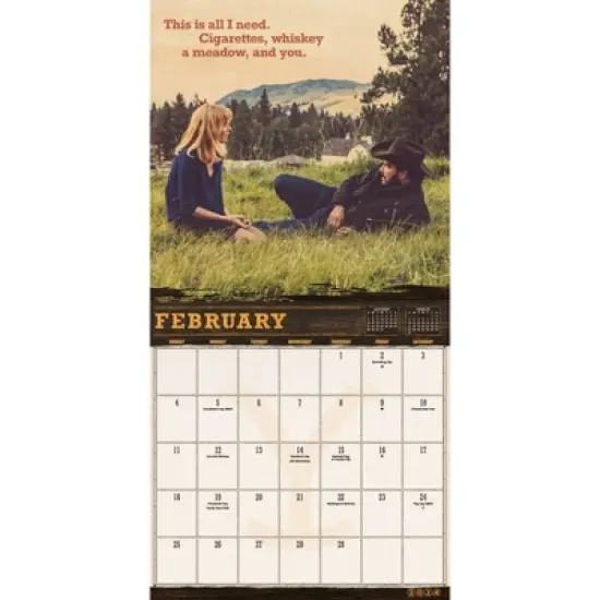 Trends International Inc. 2023-24 Wall Calendar 12"x12" Yellowstone - Rip & Beth image {2}