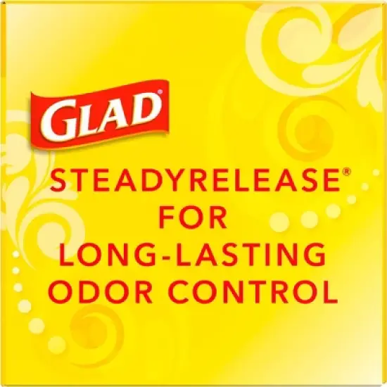Glad ForceFlex DrawString Trash Bags - Lemon Zest - 13 Gallon - 50ct image {7}