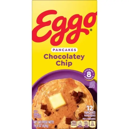 Eggo Frozen Pancakes Chocolatey Chip - 14.8oz/12ct image {7}