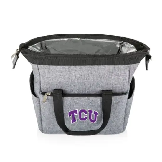 NCAA TCU Horned Frogs On The Go Lunch Cooler - Gray image {1}