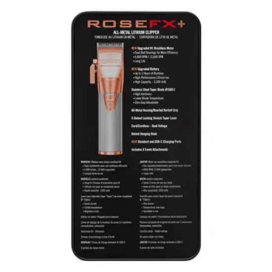 BaBylissPRO ROSEFX+ All-Metal Clipper image {7}