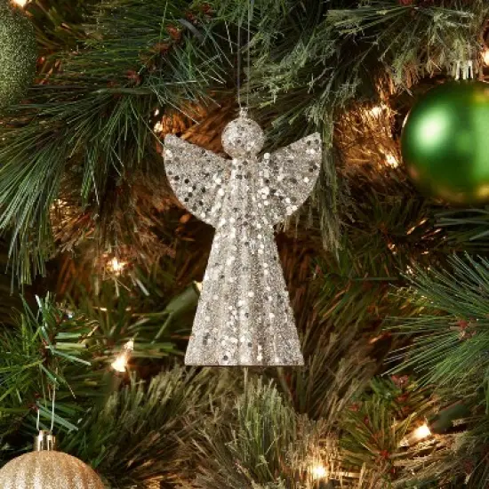 Glittered Angel Christmas Tree Ornament - Wondershop&trade; image {1}