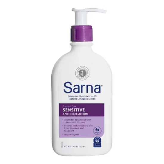 Sarna Sensitive Steroid-Free Anti-Itch Lotion - 7.5oz image {9}