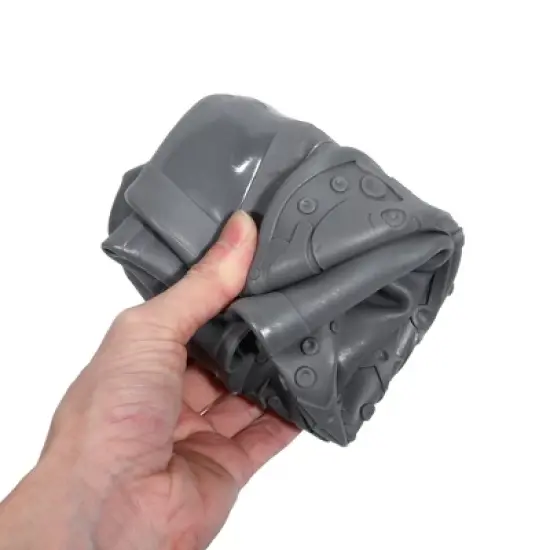 Unique Bargains Waterproof Non-Slip Reusable Rain Shoes Covers Deep Gray Size 3XL 1 Pair image {5}