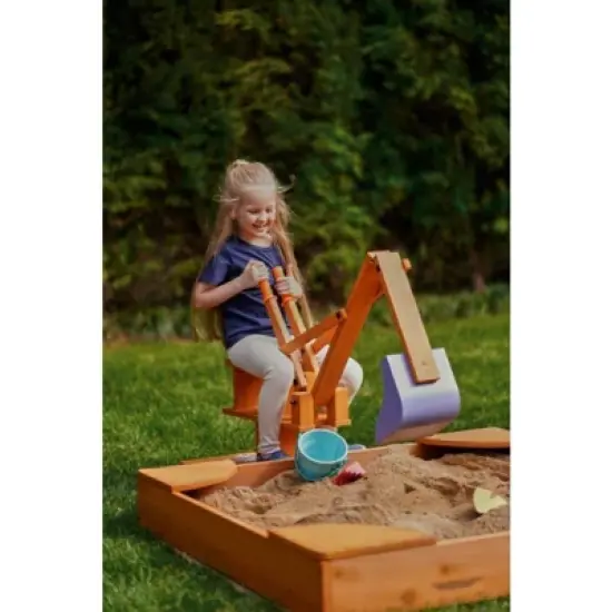 Avenlur Blippi Ride-On Excavator &ndash; Construction Toy with 360&deg; Swivel, Intuitive Controls, and Vibrant Design for Indoor & Outdoor Play image {3}