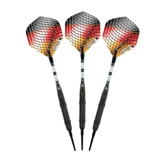 Elkadart Titanium 90% Tungsten Soft Tip Darts Black Titanium Coating 16 Grams image {1}
