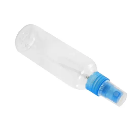 Unique Bargains Plastic Liquid Cosmetic Travel Outdoor Activity Bottle Blue Clear 100ml 2 PCS image {3}